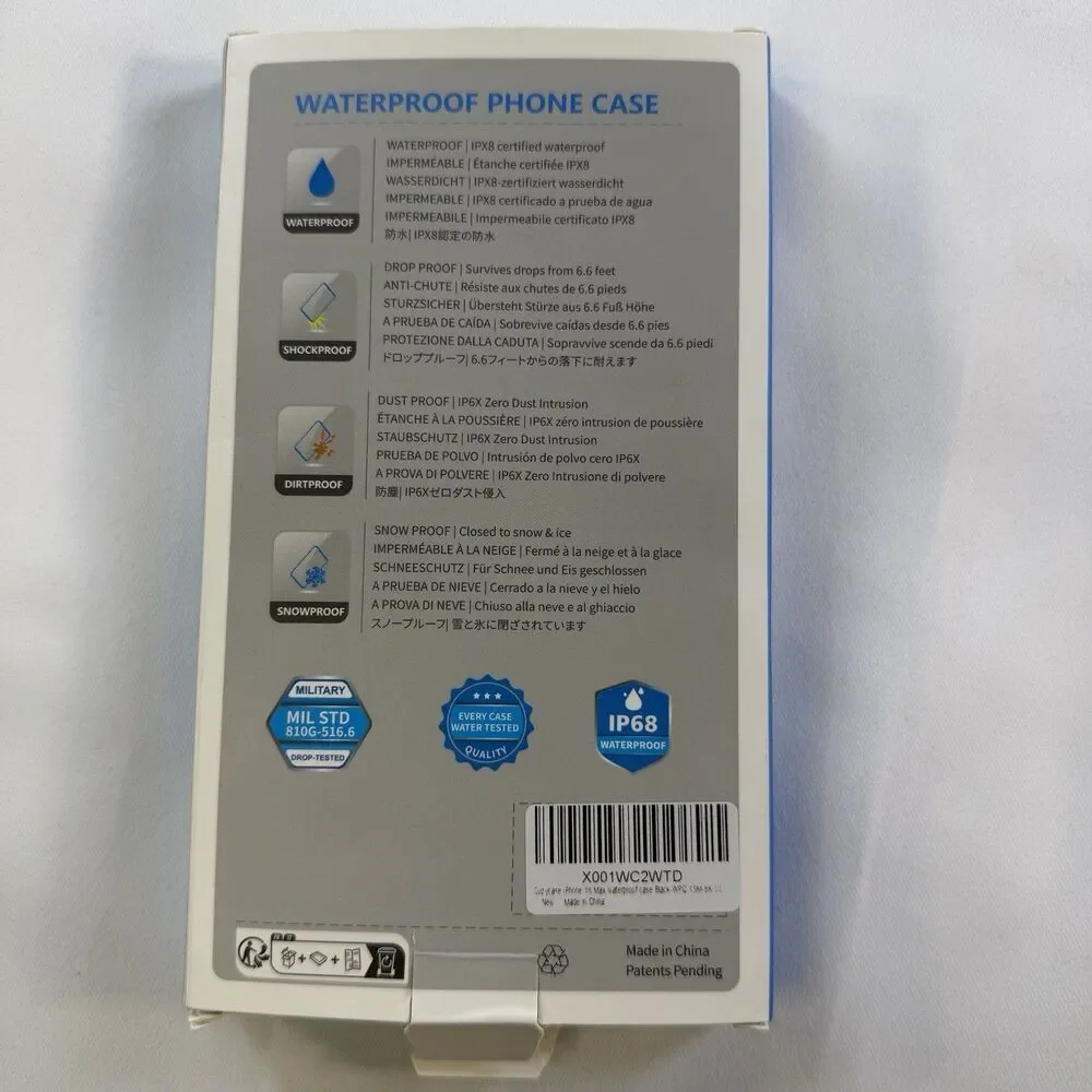 Cosycase Waterproof Phone Case  IP68  Certified  waterproof For IPhone XS Max